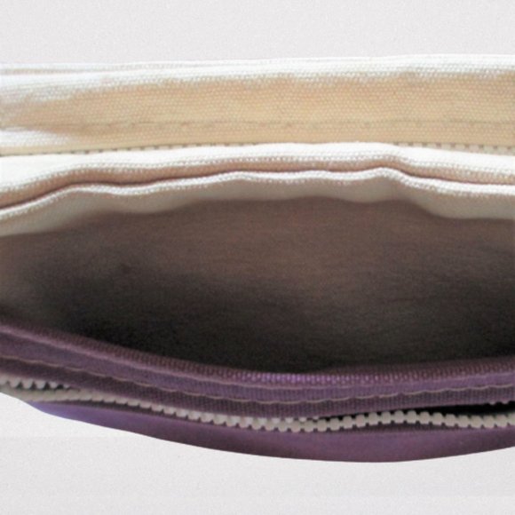 PORT CANVAS Cross Body Bag Purple - Picture 6 of 12